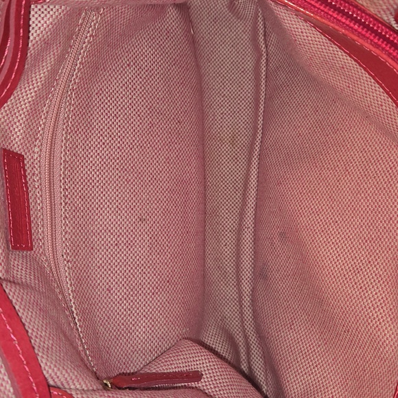 Dooney & Bourke Pink Patent Leather Satchel - Picture 6 of 15
